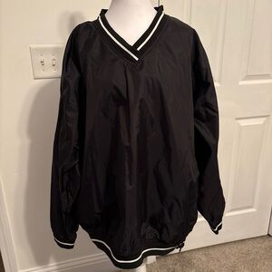 Wilson Black V-Neck Windbreaker